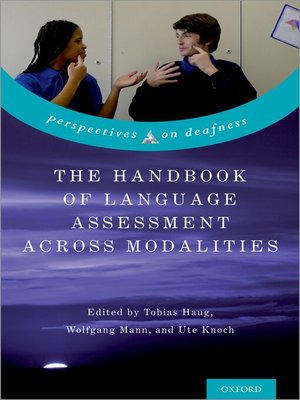 cover image of The Handbook of Language Assessment Across Modalities